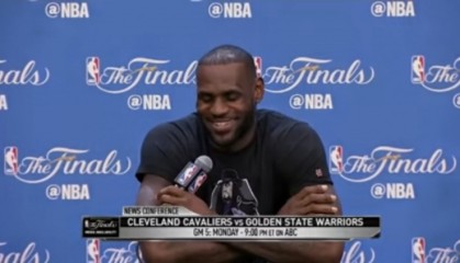 詹姆斯：克莱在16总决赛G5赛前的言论激励了我 我对此一笑置之